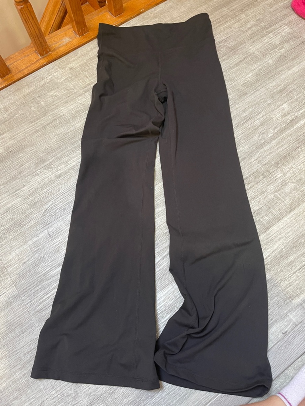 GAP Black Wide-Leg Stretch Pants